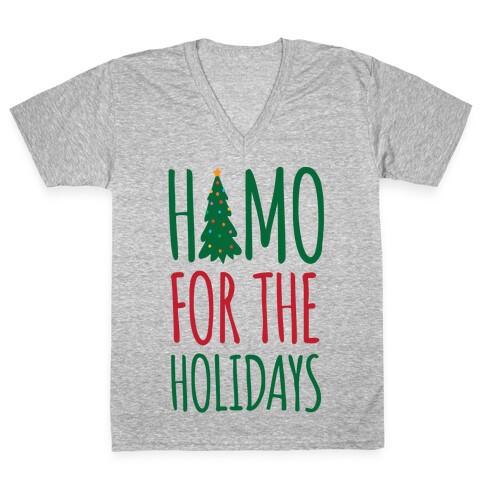 Homo For The Holidays V-Neck Tee Shirt
