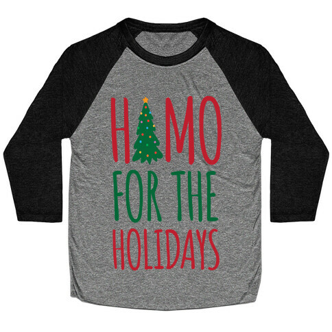 Homo For The Holidays Baseball Tee