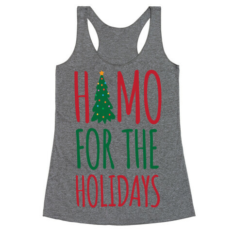 Homo For The Holidays Racerback Tank Top