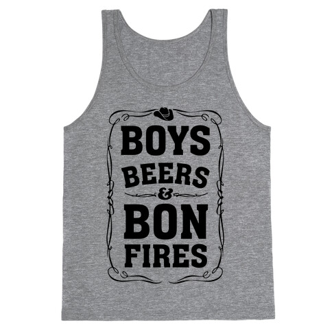 Boys Beers & Bonfires Tank Top