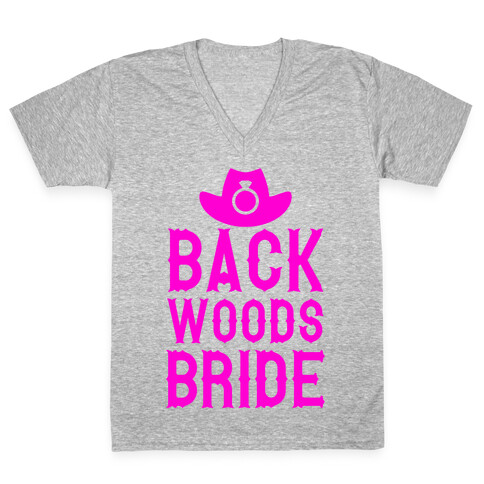Backwoods Bride V-Neck Tee Shirt