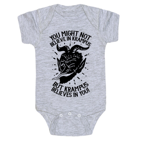 Krampus Believes in You Baby One-Piece