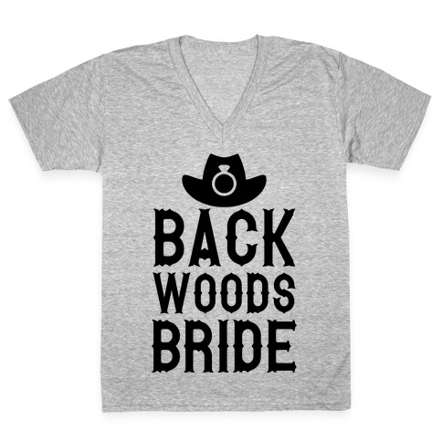 Backwoods Bride V-Neck Tee Shirt