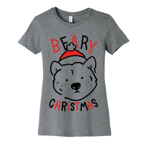 Beary Christmas Womens T-Shirt