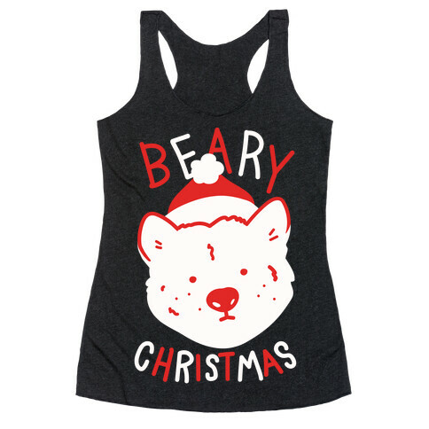 Beary Christmas Racerback Tank Top