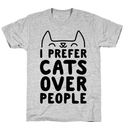 I Prefer Cats Over People T-Shirt