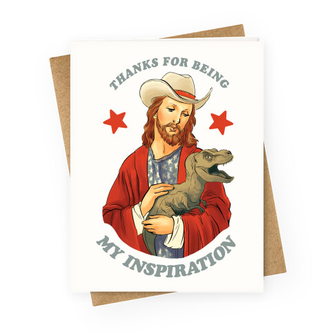 Thank You For Being My Inspiration Greeting Card