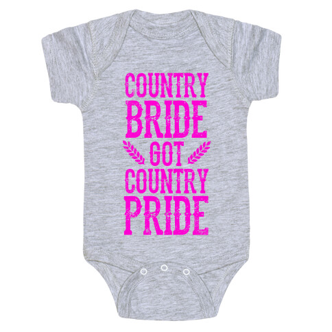 Country Bride Baby One-Piece