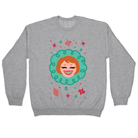 Vintage Snow Girl Pullover