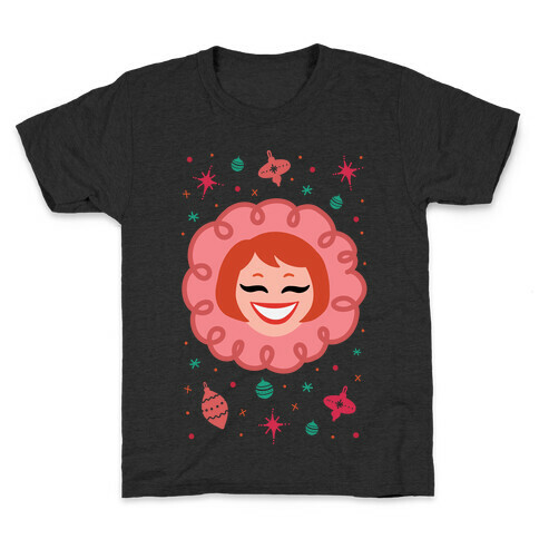 Vintage Snow Girl Kids T-Shirt