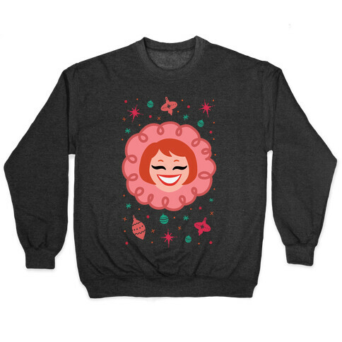 Vintage Snow Girl Pullover