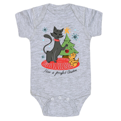 Have a Purrfect Christmas! Baby One-Piece