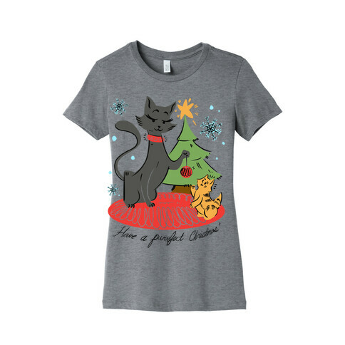 Have a Purrfect Christmas! Womens T-Shirt