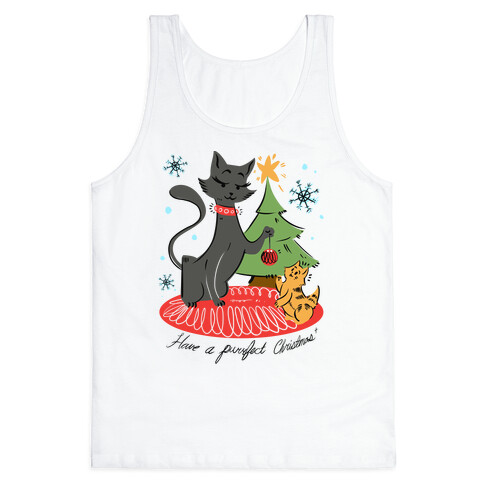 Have a Purrfect Christmas! Tank Top