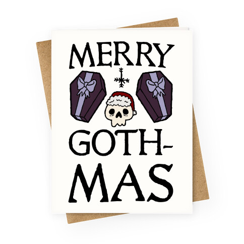 Merry Gothmas Greeting Card