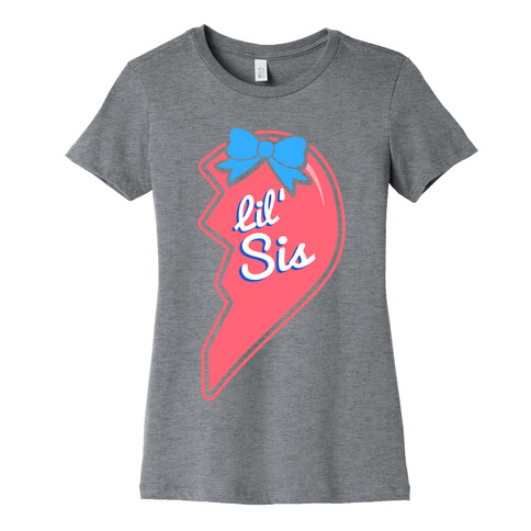 Lil' Sis - Big and Little Best Friends Womens T-Shirt