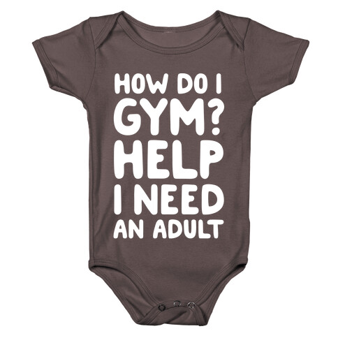 How Do I Gym? Help, I Need An Adult Baby One-Piece