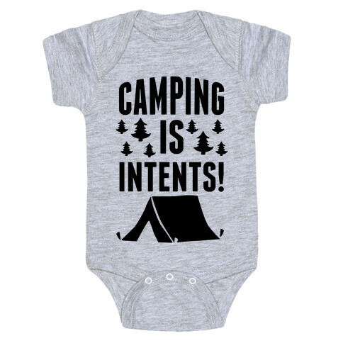 Camping Is Intents! Baby One-Piece