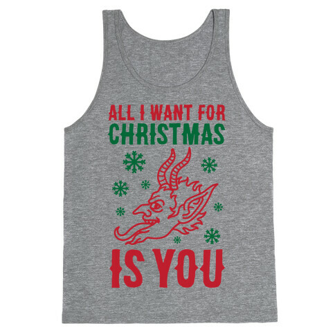 All I Want For Christmas Is You Krampus Tank Top