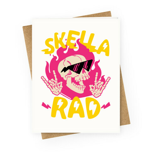 Skella Rad  Greeting Card