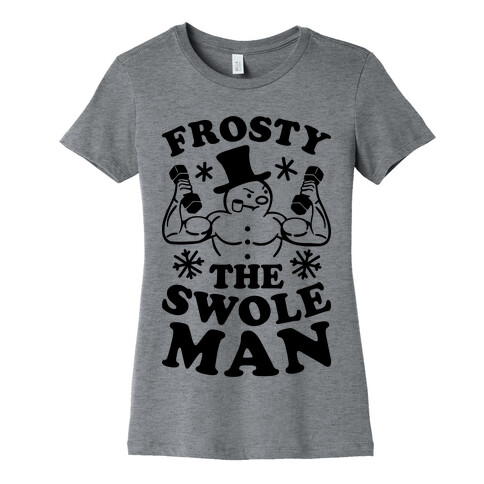 Frosty The Swoleman Womens T-Shirt