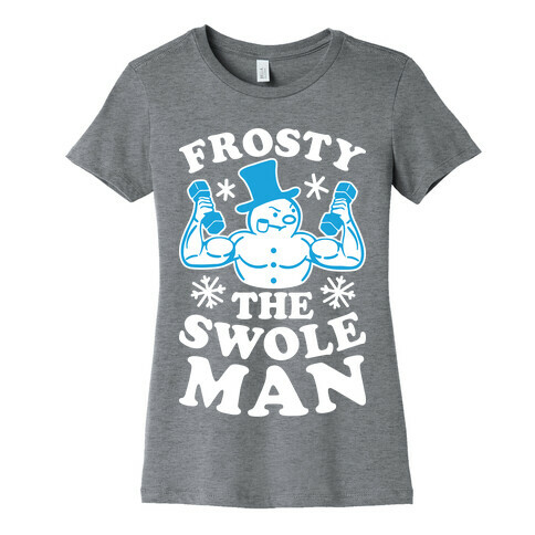 Frosty The Swoleman Womens T-Shirt