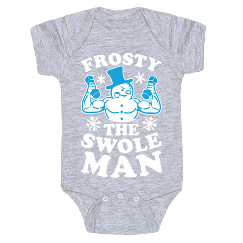 Frosty The Swoleman Baby One-Piece