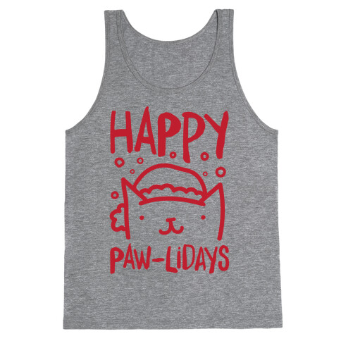 Happy Paw-lidays  Tank Top