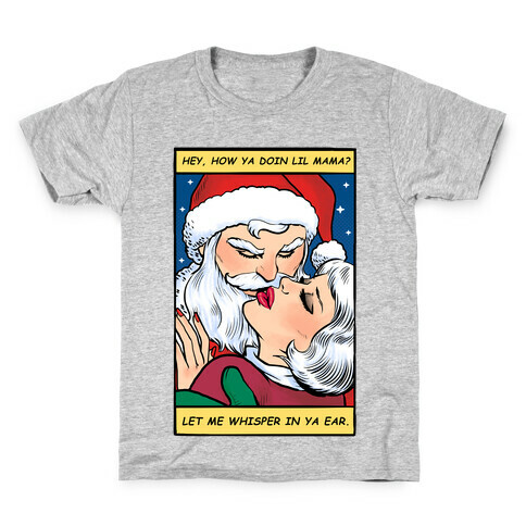 Santa Romance Comic Kids T-Shirt