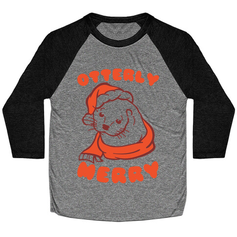 Otterly Merry Baseball Tee