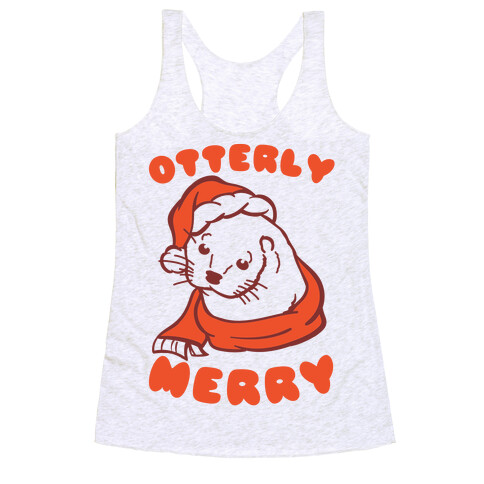 Otterly Merry Racerback Tank Top