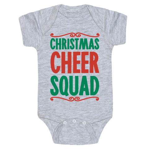 Christmas Cheer Squad Baby One-Piece