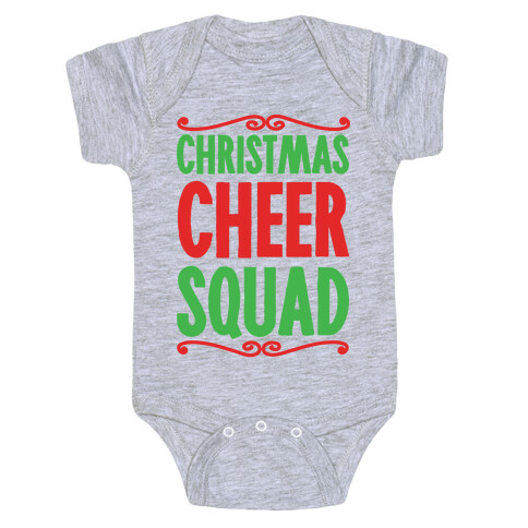 Christmas Cheer Squad Baby One-Piece