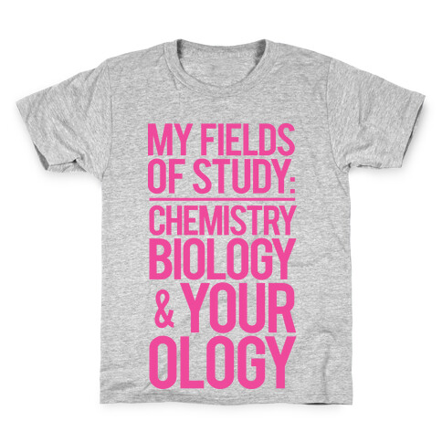 My Fields Of Study Kids T-Shirt