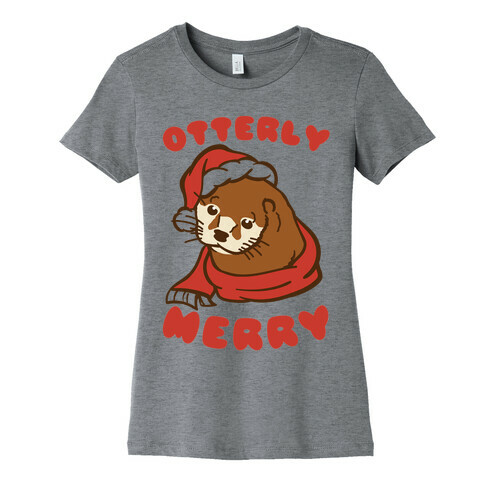 Otterly Merry Womens T-Shirt