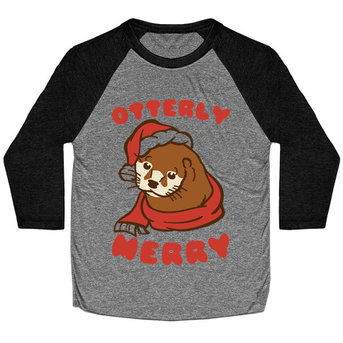 Otterly Merry Baseball Tee