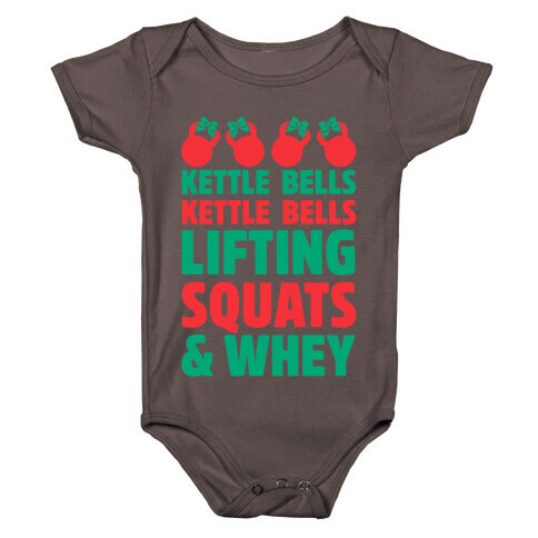 Kettle Bells Kettle Bells Lifting Squats and Whey Baby One-Piece