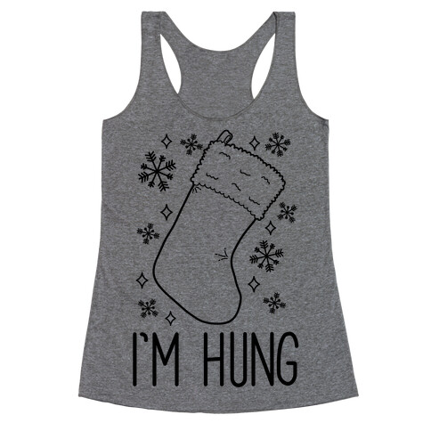 I'm Hung (Stocking) Racerback Tank Top