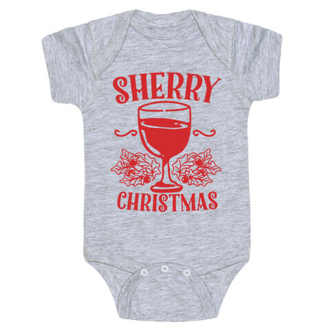 Sherry Christmas  Baby One-Piece