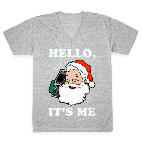 Hello, It's Me (Santa) V-Neck Tee Shirt