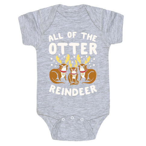 All of The Otter Reindeer Baby One-Piece