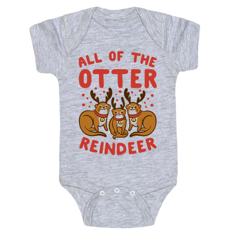 All of The Otter Reindeer Baby One-Piece