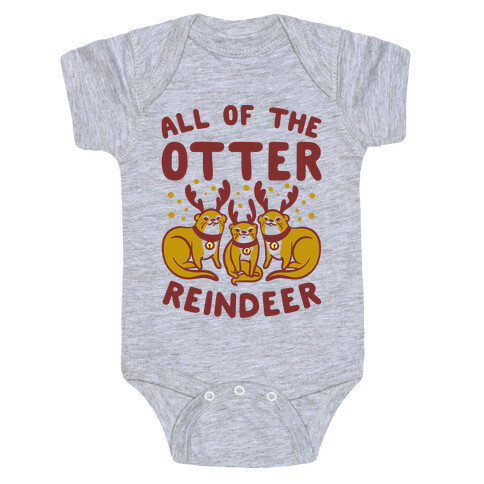 All of The Otter Reindeer Baby One-Piece