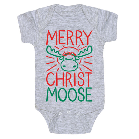 Merry Christmoose Baby One-Piece