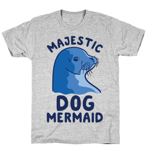 Majestic Dog Mermaid T-Shirt