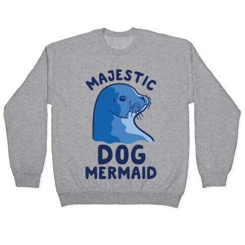 Majestic Dog Mermaid Pullover