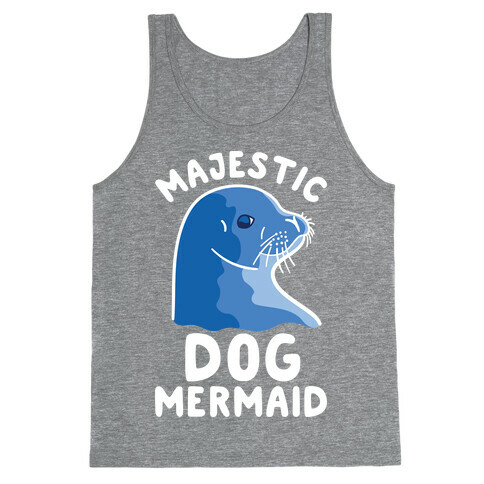 Majestic Dog Mermaid Tank Top