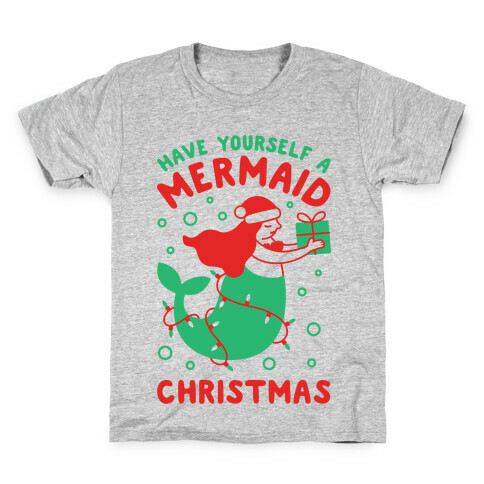 Have Yourself A Mermaid Christmas Kids T-Shirt