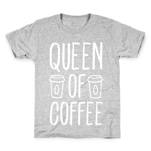 Queen of Coffee Kids T-Shirt