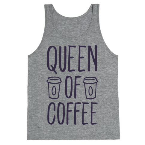 Queen of Coffee Tank Top